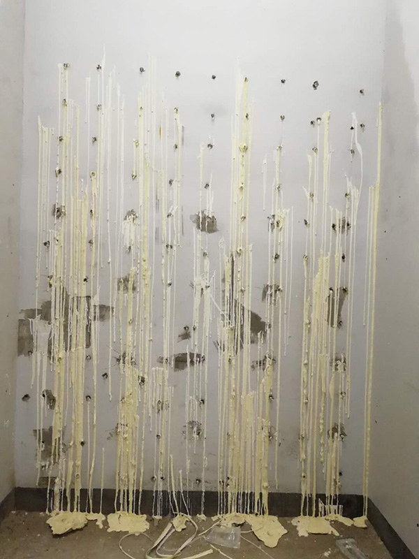 淮北金御華府地下室裂縫注漿、堵漏